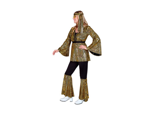 70-es évek diszkó jelmez - arany hullámok