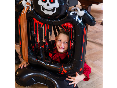 Álló fólialufi Halál kaszával - 160 cm - 1 db.