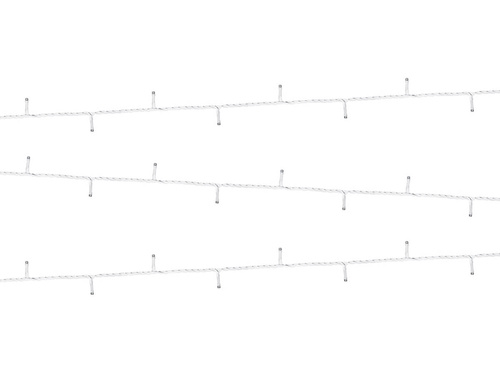 Fehér LED dekorációs lámpák - 10 m