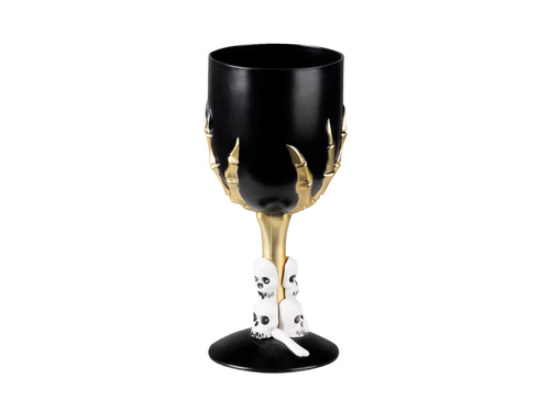 Gótikus kehely fekete - 1 db.