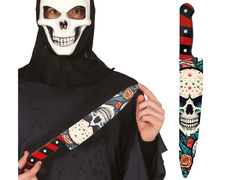 Halloween koponya kés - 1 db.