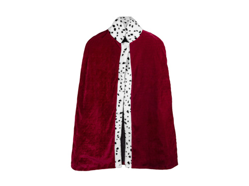 Király bordó köpenyes jelmez babának