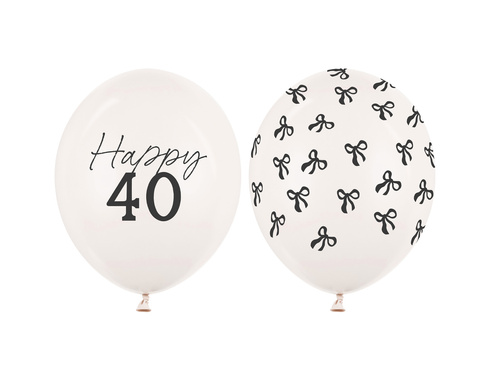 Szett latex léggömbök negyven - 30 cm - 6 db.