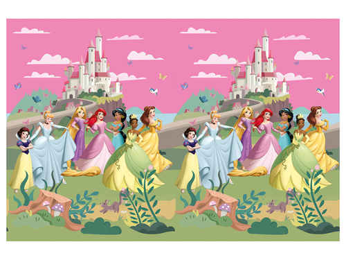 Princess születésnapi terítő - Hercegnők - 120 x 180 cm - 1 db.