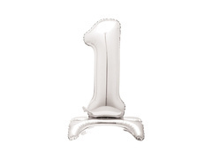 Álló fólialufi 1 ezüst - 76 cm - 1db.