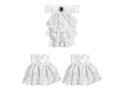 Csipkés jabot mandzsettával - 3 db.