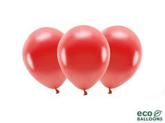 EKO fémezett latex lufi piros - extra nagy - 10 db.