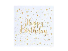 Boldog születésnapot szalvéták - 25 cm - 20 db.