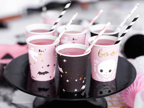 Halloween papírpoharak Boo! - 220 ml - 6 db.