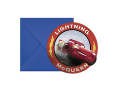 Cars Legend születésnapi meghívók - 6 db.