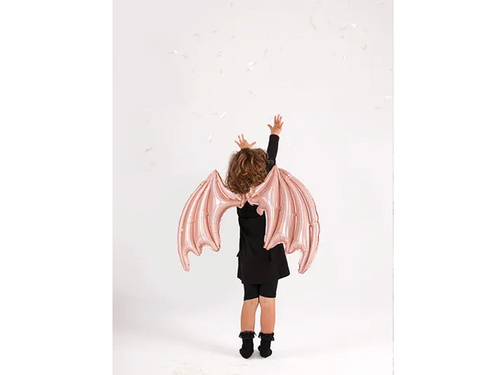 A denevér szárnyai fólialufi rózsaszín arany - 85 x 50 cm - 1 db.