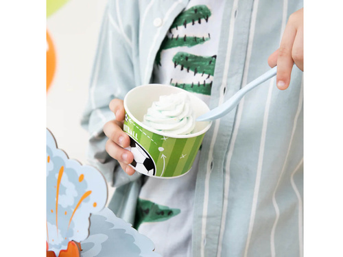 Fagylaltos papírpohár Football - 150 ml - 6 db.