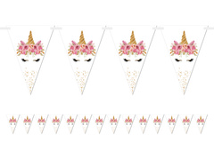 Egyszarvú zászló banner - 5 m