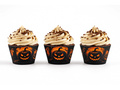 Cupcake liners Sötét sütőtök - 6 db.