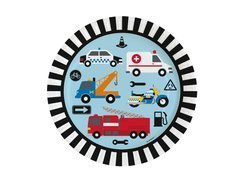 Születésnapi tányérok Cars - 23 cm - 8 db.