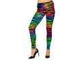Zebra neon leggings