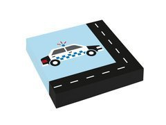 Születésnapi szalvéta Rendőrségi autó - 33 cm - 20 db.