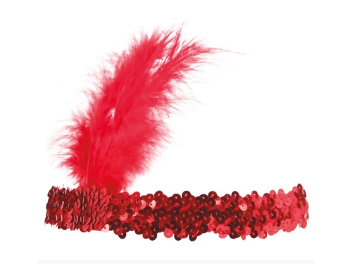 Retro piros tollas fejpánt - 1 db.