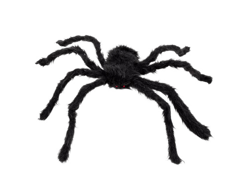 Szőrös pók dekoráció - 50 x 65 cm - 1 db.