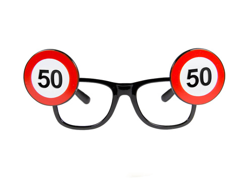 50-50 szemüveg - 1 db.