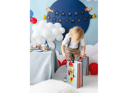 Papírzacskó repülőgép - 1 db.