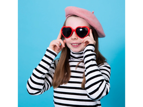 Szív alakú poharak - 1 db.