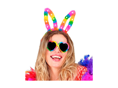 Világító szivárványos nyúlfülek