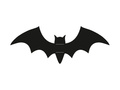 Lógó dekoráció Denevérek fekete