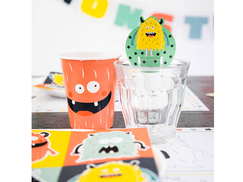 Szörny üveg dekorációk - 6 db.