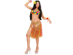 Hawaii rövid szoknya többszínű - 55 cm - 1 db.