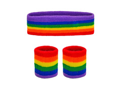 Szivárványos sportfodrok készlet