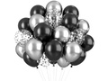 Fekete és ezüst lufi készlet - 26 db.