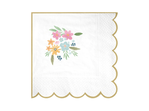 Papírszalvéták Mezővirágok - 24 cm - 10 db.