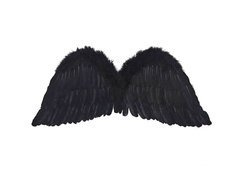 Fekete angyalszárnyak - 80 x 30 cm - 1 db.