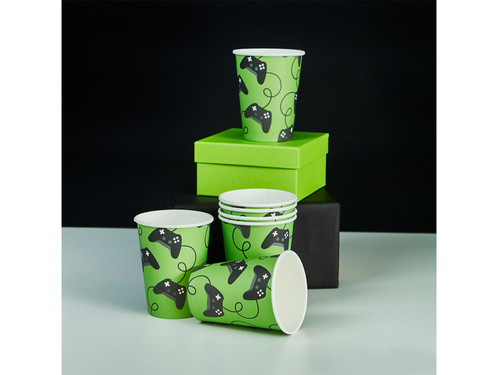 Game On papírpoharak - 250 ml - 8 db.