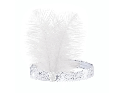 Retro ezüst 20-as évekbeli fejpánt - 1 db.