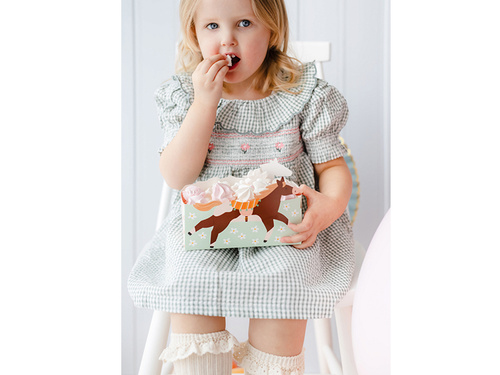 Snack dobozok Lovak és virágok - 3 db.