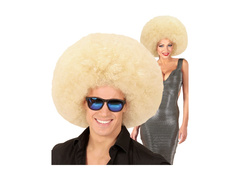 Nagy afro szőke paróka, kiváló minőségű