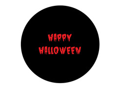 Dekoratív véres Halloween torta ostya - 20 cm