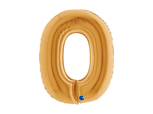 Fólia lufi O betű arany - 40" - 1 db.
