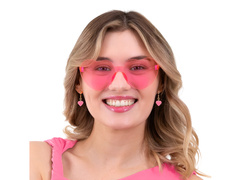Szív szemüveg - rózsaszín - 1 db.