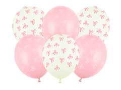 Szett latex masnis lufi - 30 cm - 6 db.