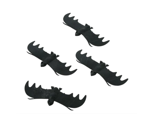 Halloween dekoráció denevér - 4 db.