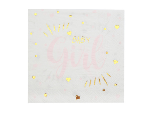 Papírszalvéták kislányoknak - 33 cm - 20 db.