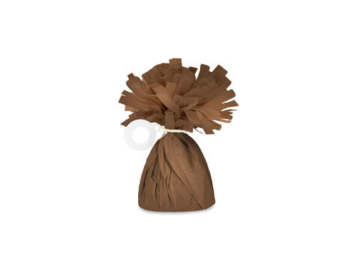 Papírnehezék héliummal töltött lufihoz - barna - 140 g