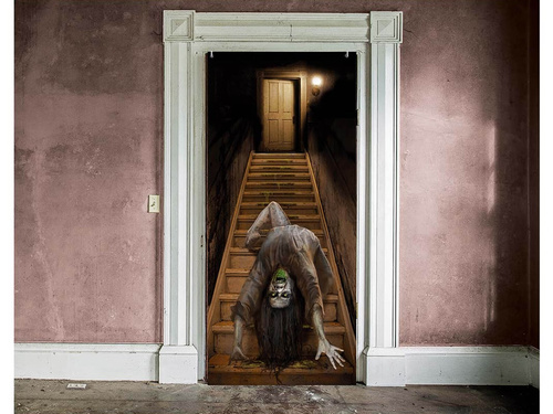 Pincelejáró dekoráció Halloweenre - 1 db.