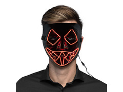 LED maszk piros - 1 db.