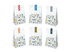 Papírtasakok Auta - 6 db.