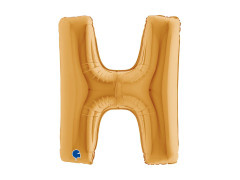 H betűs fólialufi arany - 40" - 1 db.