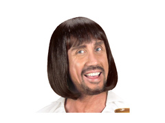 Középkori férfi bronz parókája